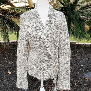 White House Black Market Alpaca Blend Wrap Sweater